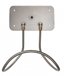 Hose Rack for Wall Mounting - Stainless